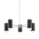 Mitzi - H484810-PN/SBK - Ten Light Chandelier - Kira - Polished Nickel/Soft Black