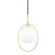 Mitzi - H493701-AGB - LED Pendant - Babette - Aged Brass