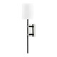 Mitzi - H547101-PN/BK - One Light Wall Sconce - Denise - Polished Nickel