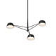 Sonneman - 2033.25 - LED Pendant - Ray - Satin Black
