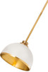 Landry One Light Pendant (1004P10-MW-RB)