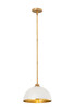 Landry One Light Pendant (1004P14-MW-RB)