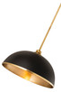 Landry One Light Pendant (1004P20-MB-RB)