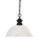 Z-Lite - 100701MB-DWL14 - One Light Pendant - Shark - Matte Black