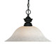 Z-Lite - 100701MB-WM16 - One Light Pendant - Pendant Lights - Matte Black