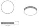 Stari LED Flush Mount (1013F16-MB-LED)