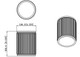Stari LED Flush Mount (1013F6-MB-LED)
