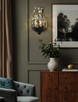 Gabriella Two Light Wall Sconce (1957-2S-MB)