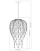 Gabriella Five Light Pendant (1957P15-MB)