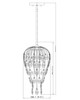 Gabriella Three Light Pendant (1957P9-MGLD)