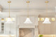Fleur One Light Pendant (1958P12-MGLD)