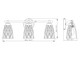 Andree Three Light Vanity (1960-3V-MGLD)