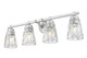 Andree Four Light Vanity (1960-4V-BN)