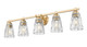 Andree Five Light Vanity (1960-5V-MGLD)