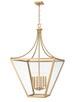 Z-Lite - 1961-6RB - Six Light Chandelier - Montalcino - Rubbed Brass