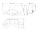Colette Two Light Vanity (1963-2V-MB)