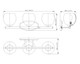 Colette Three Light Vanity (1963-3V-BN)