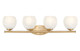Colette Four Light Vanity (1963-4V-MGLD)