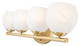 Colette Four Light Vanity (1963-4V-MGLD)