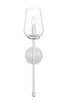 Dominique One Light Wall Sconce (2012-1S-BN)