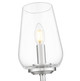 Dominique One Light Wall Sconce (2012-1S-BN)
