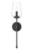 Dominique One Light Wall Sconce (2012-1S-MB)