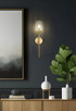 Dominique One Light Wall Sconce (2012-1S-MGLD)