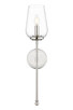 Dominique One Light Wall Sconce (2012-1S-PN)