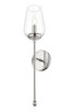 Dominique One Light Wall Sconce (2012-1S-PN)