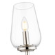 Dominique One Light Wall Sconce (2012-1S-PN)