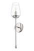 Dominique One Light Wall Sconce (2012-1S-PN)