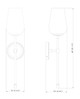 Dominique One Light Wall Sconce (2012-1S-PN)