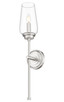 Clara One Light Wall Sconce (2013-1S-BN)