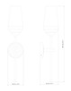 Clara One Light Wall Sconce (2013-1S-BN)