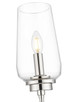 Clara One Light Wall Sconce (2013-1S-PN)