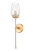 Cassian One Light Wall Sconce (2014-1S-MGLD)