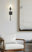 Cosmo One Light Wall Sconce (2015-1S-MB)