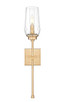 Cosmo One Light Wall Sconce (2015-1S-MGLD)