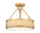 Z-Lite - 3046SF15-MGLD-LED - LED Semi Flush Mount - Quinn - Modern Gold