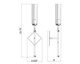 Esme One Light Wall Sconce (3047-1S-BN)