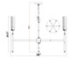 Esme Six Light Chandelier (3047-6BN)