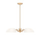Breton Five Light Chandelier (3048-5MGLD)