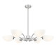 Breton Six Light Chandelier (3048-6BN)