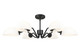 Breton Six Light Chandelier (3048-6MB)