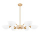 Breton Six Light Chandelier (3048-6MGLD)