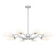 Z-Lite - 3048-8BN - Eight Light Chandelier - Breton - Brushed Nickel