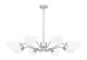 Breton Eight Light Chandelier (3048-8BN)