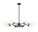 Z-Lite - 3048-8MB - Eight Light Chandelier - Breton - Matte Black