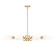 Breton Eight Light Chandelier (3048-8MGLD)