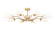 Breton Eight Light Chandelier (3048-8MGLD)